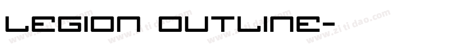 Legion Outline字体转换